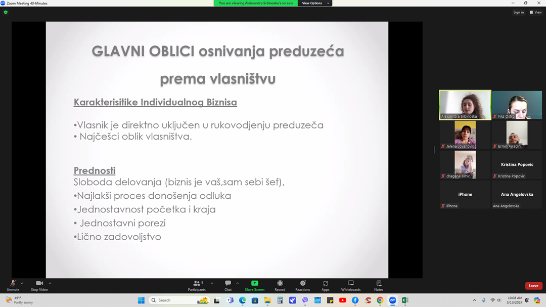 Nastavlja se razvoj obuke o Grant šemi